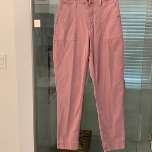 Mauve chino cargo pant. Size 4tall